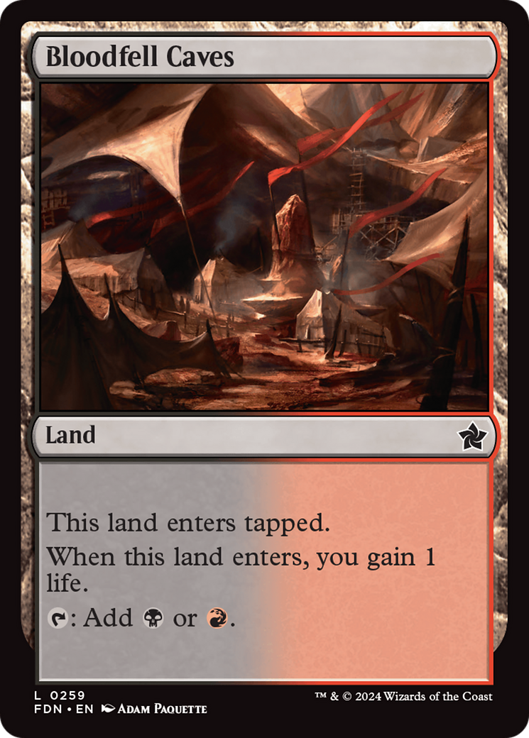 Image of Bloodfell Caves (FDN-259) - Foundations Foil