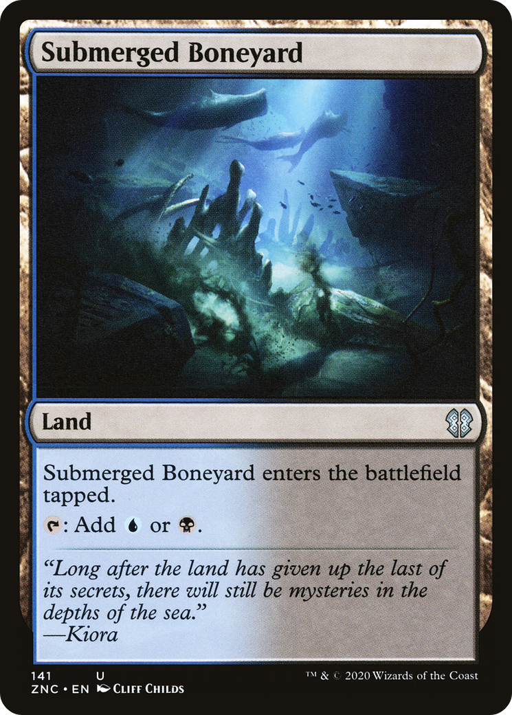 Image of Submerged Boneyard (ZNC-141) - Zendikar Rising Commander