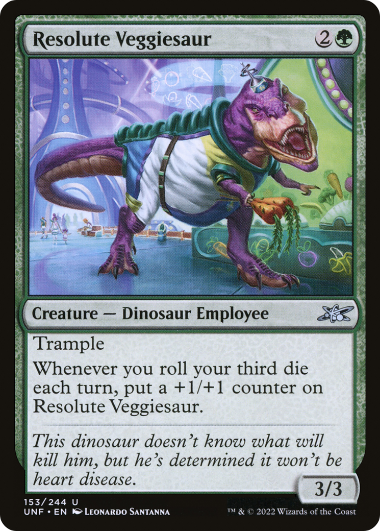 Image of Resolute Veggiesaur (UNF-153) - Unfinity