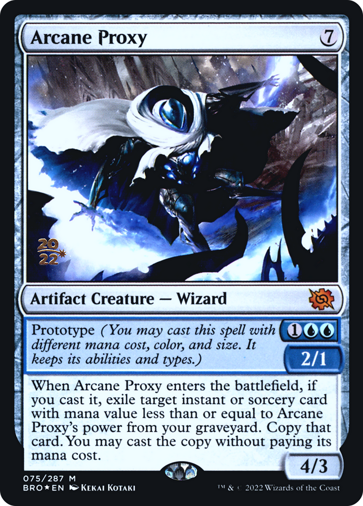 Image of Arcane Proxy (PRE-075) - The Brothers' War Promos Foil