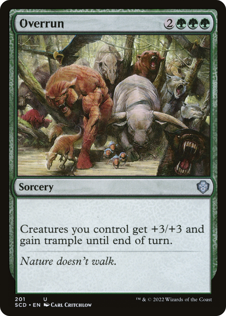 Image of Overrun (SCD-201) - Starter Commander Decks