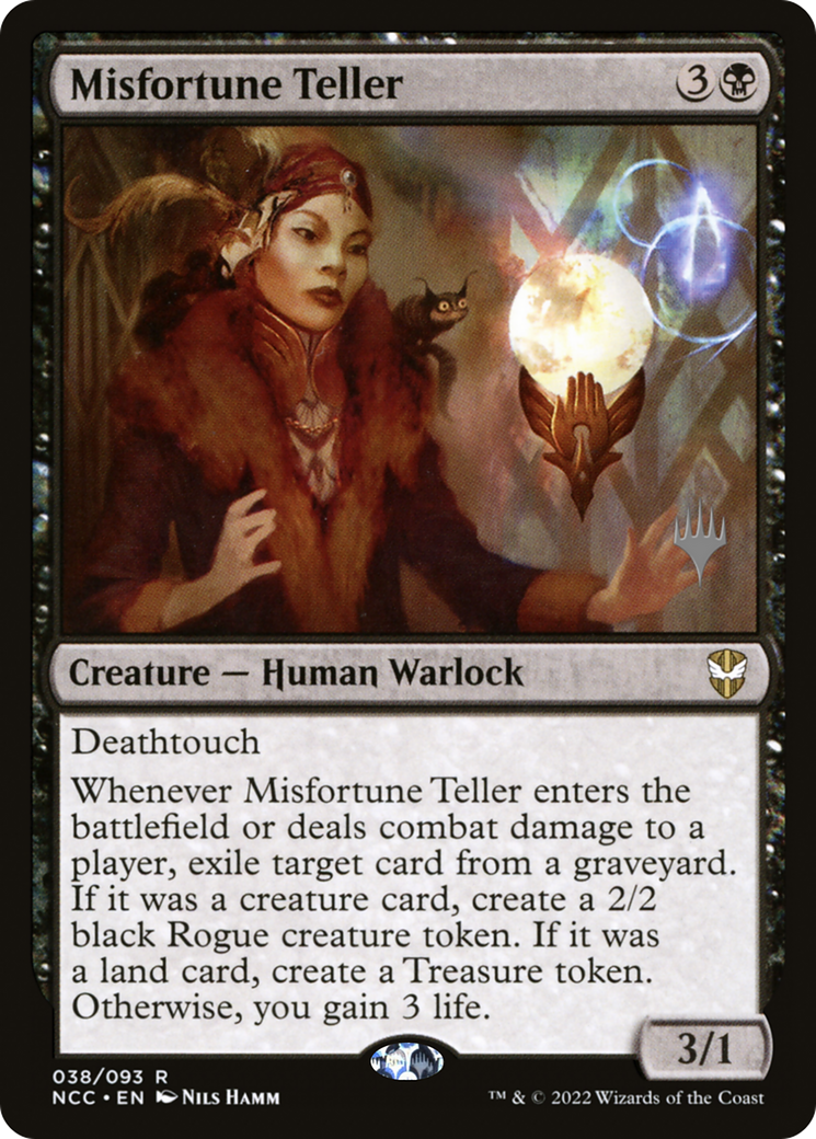 Image of Misfortune Teller (PPSNC-038) - New Capenna Commander Promos Foil