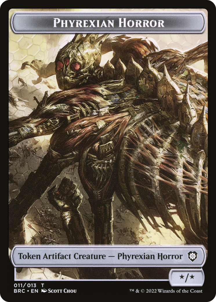 Image of Phyrexian Horror (TBRC-011) - The Brothers' War Commander Tokens
