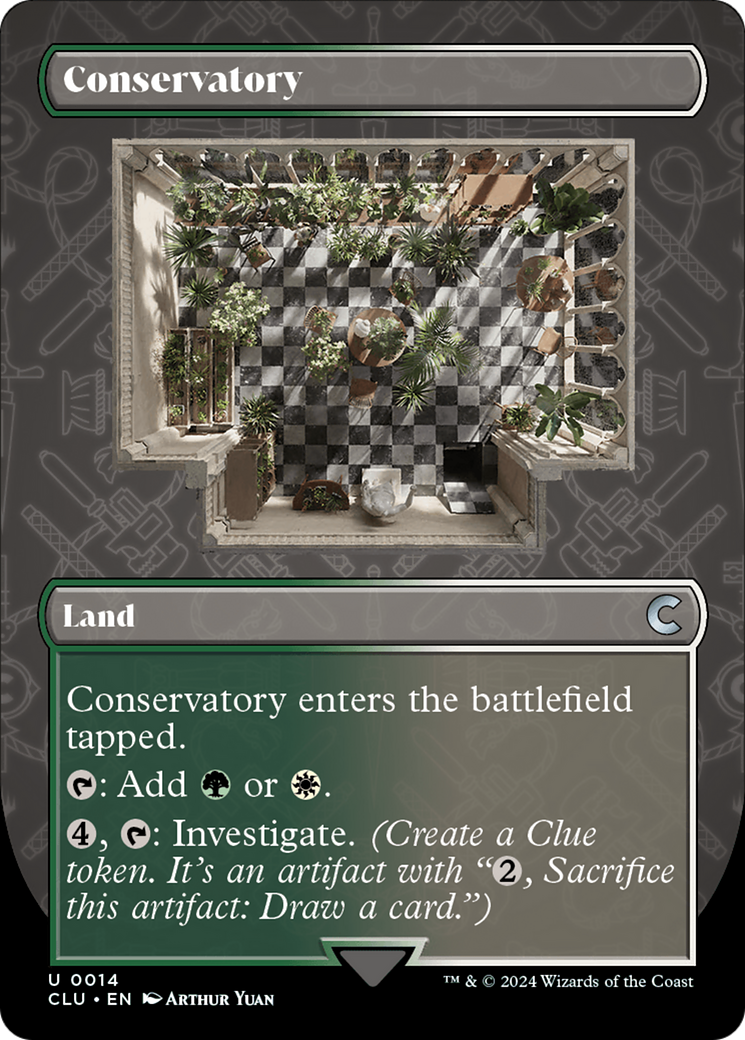 Image of Conservatory (Borderless) (CLU-014) - Ravnica: Clue Edition (Borderless)