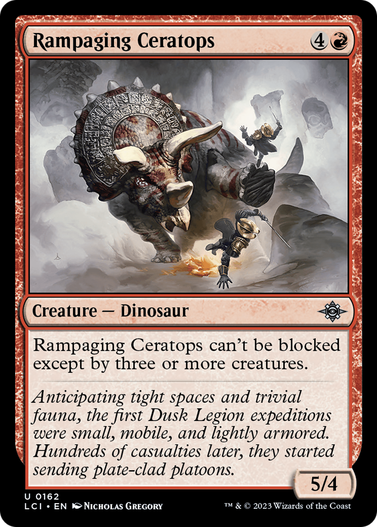 Image of Rampaging Ceratops (LCI-162) - The Lost Caverns of Ixalan