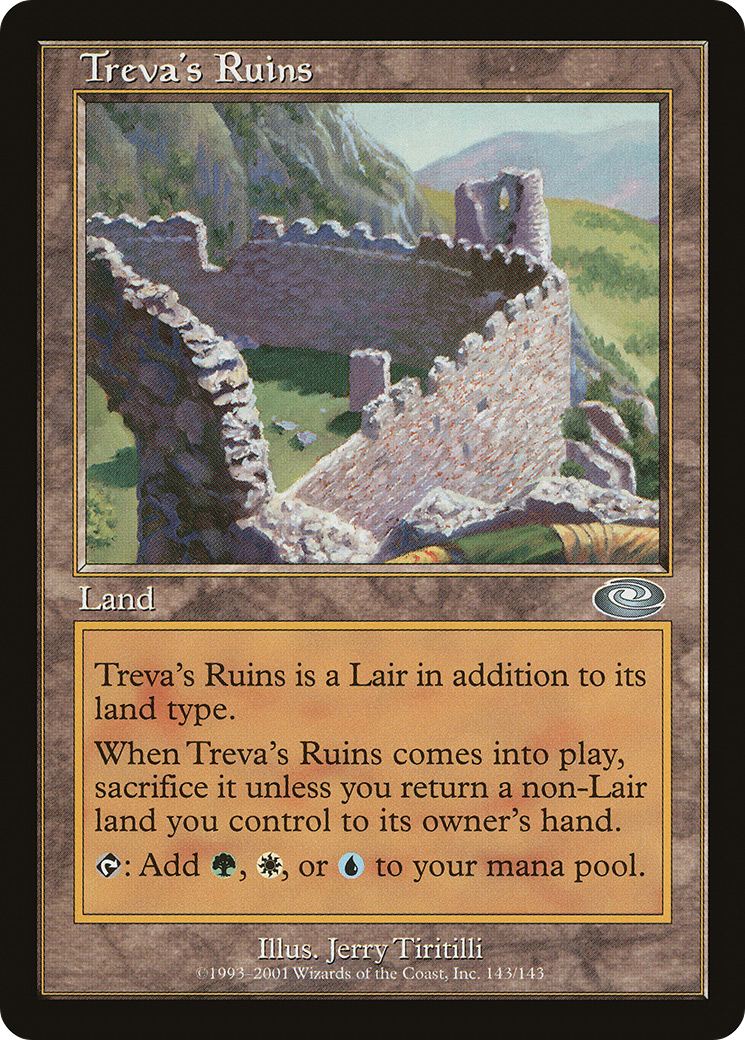 Image of Treva's Ruins (PLS-143) - Planeshift Foil