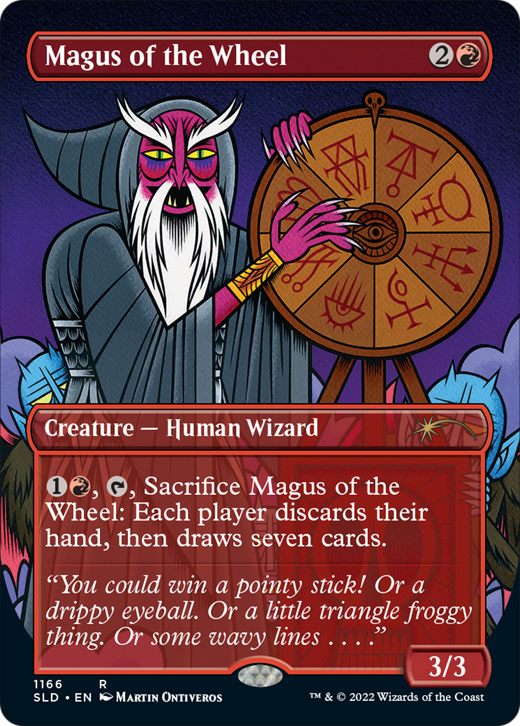 Image of Magus of the Wheel (SLD-1166) - Secret Lair Drop (Borderless) Foil