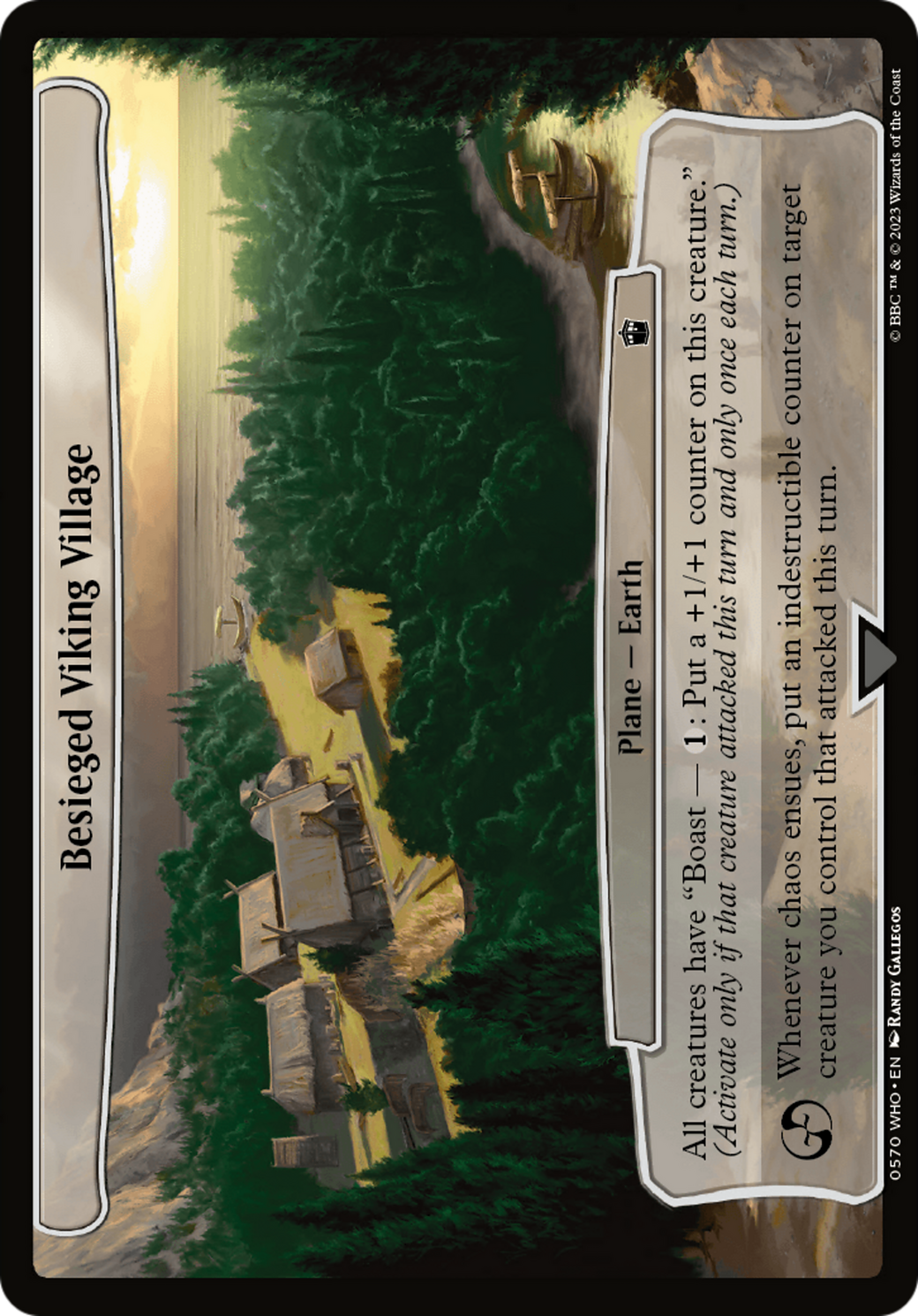 Image of Besieged Viking Village (WHO-570) - Doctor Who