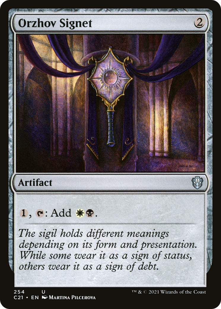 Image of Orzhov Signet (C21-254) - Commander 2021