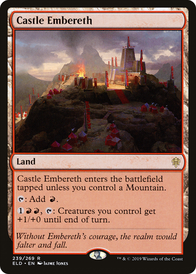 Image of Castle Embereth (ELD-239) - Throne of Eldraine Foil