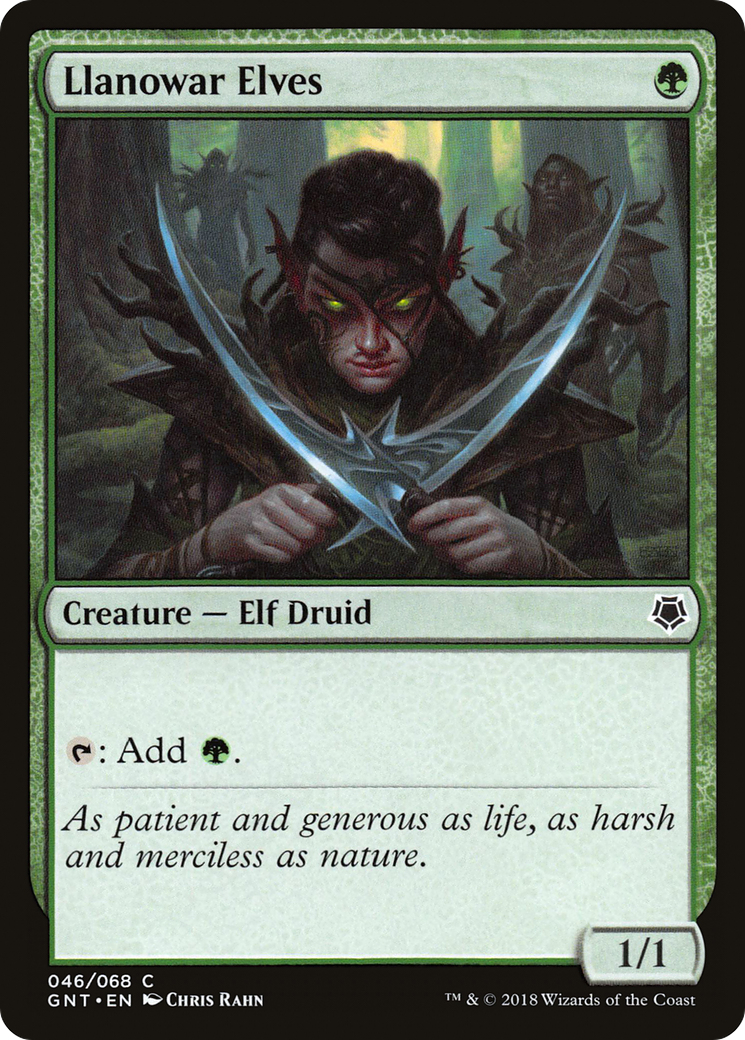 Image of Llanowar Elves (GNT-046) - Game Night