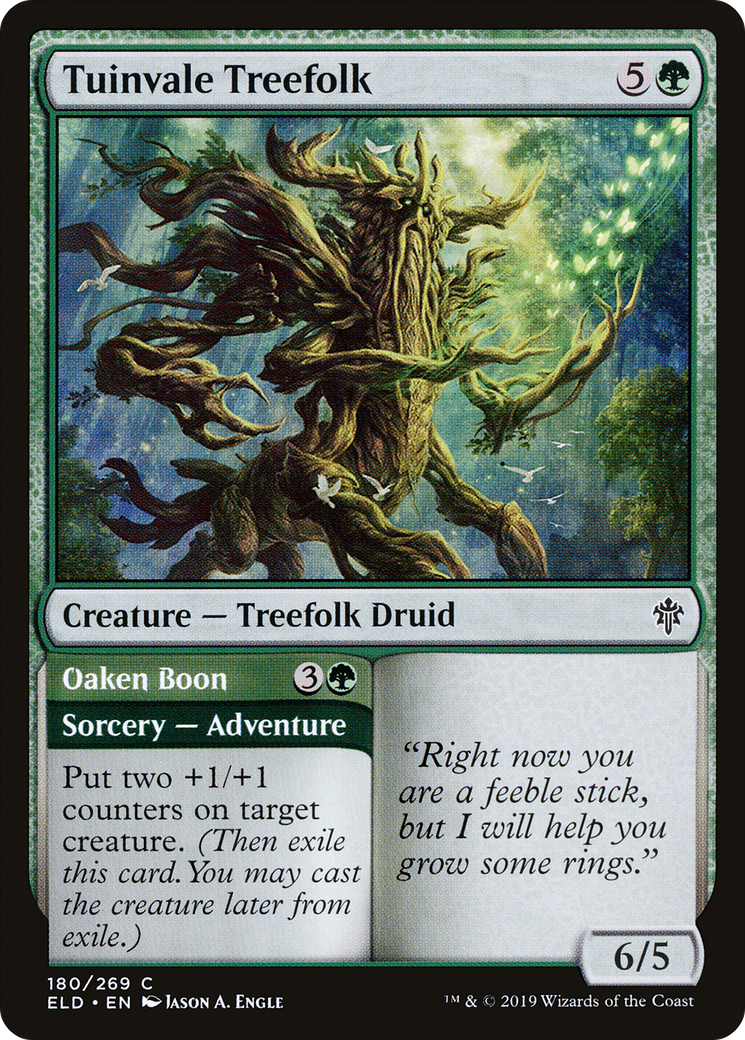 Image of Tuinvale Treefolk (ELD-180) - Throne of Eldraine Foil