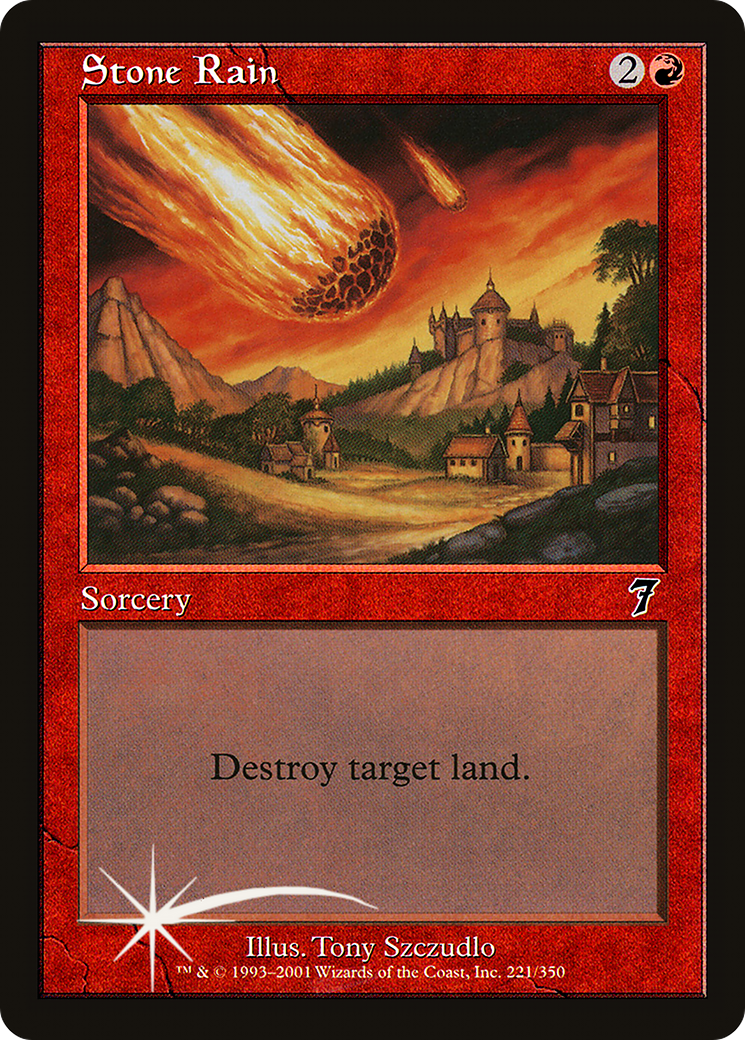 Image of Stone Rain (7ED-221) - 7th Edition