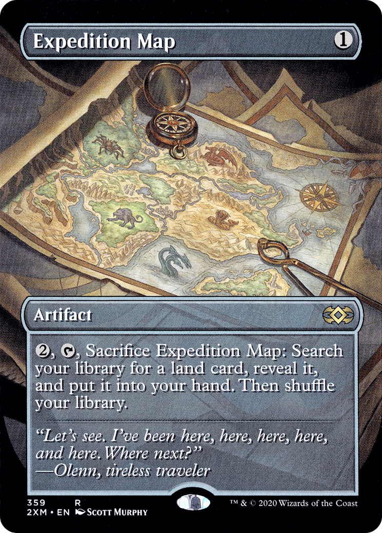 Image of Expedition Map (Borderless) (2XM-359) - Double Masters (Borderless)