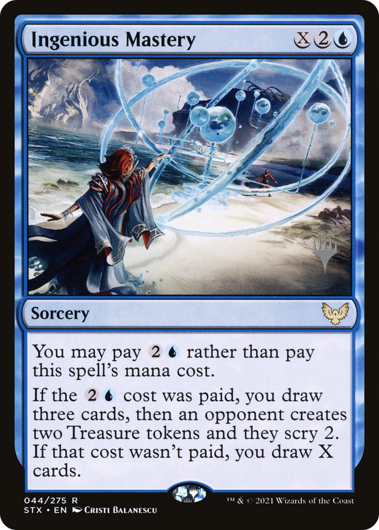 Image of Ingenious Mastery (PPSTX-44P) - Strixhaven: School of Mages Promos Foil