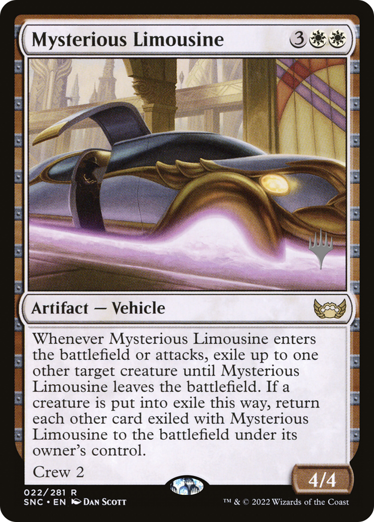 Image of Mysterious Limousine (PPSNC-022) - Streets of New Capenna Promos