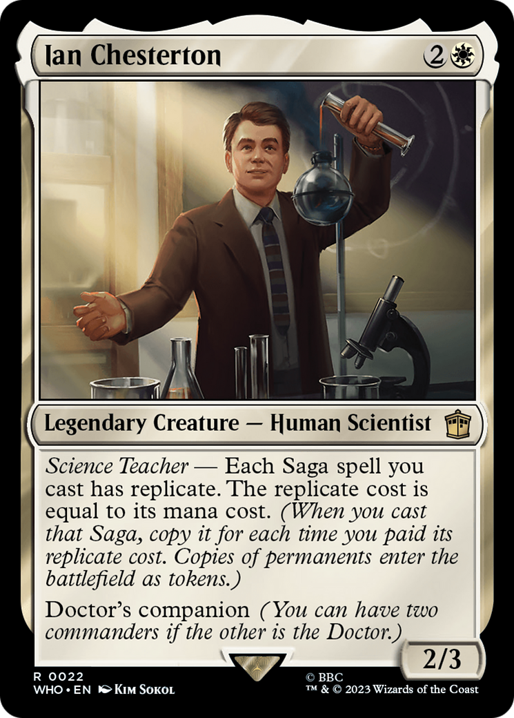 Image of Ian Chesterton (WHO-022) - Doctor Who Foil