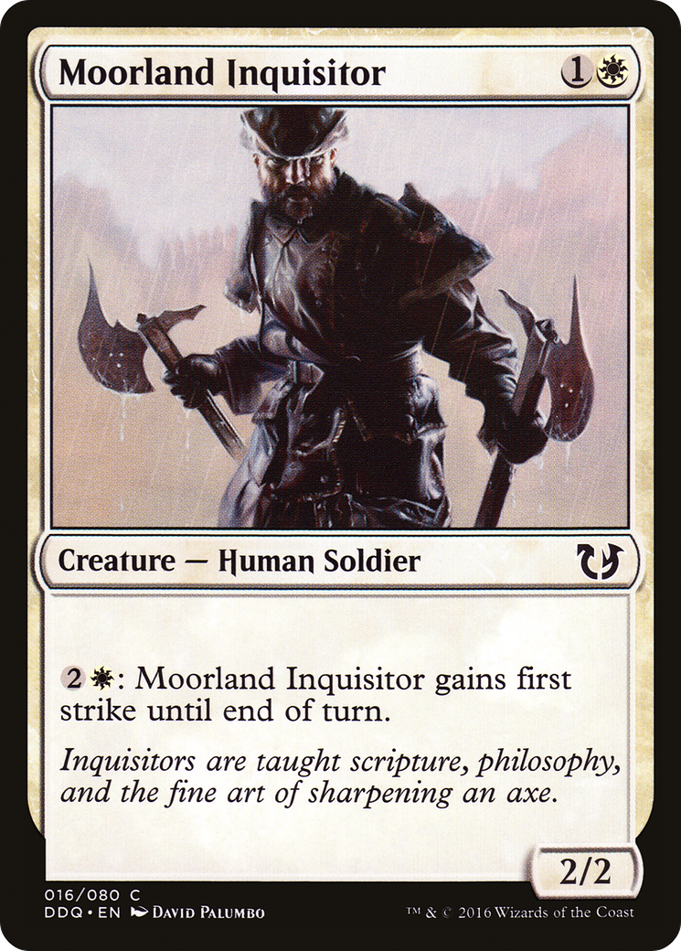 Image of Moorland Inquisitor (DDQ-016) - Duel Decks: Blessed vs. Cursed