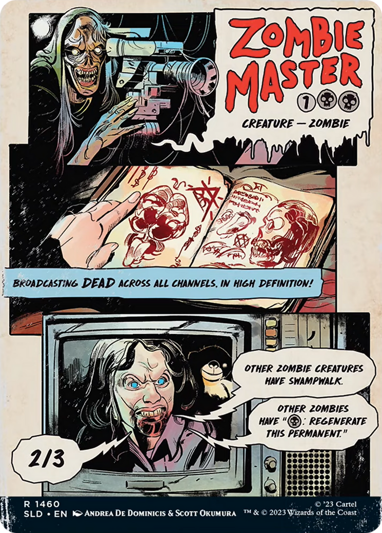 Image of Zombie Master (SLD-1460) - Secret Lair Drop: (Full Art) (Borderless)