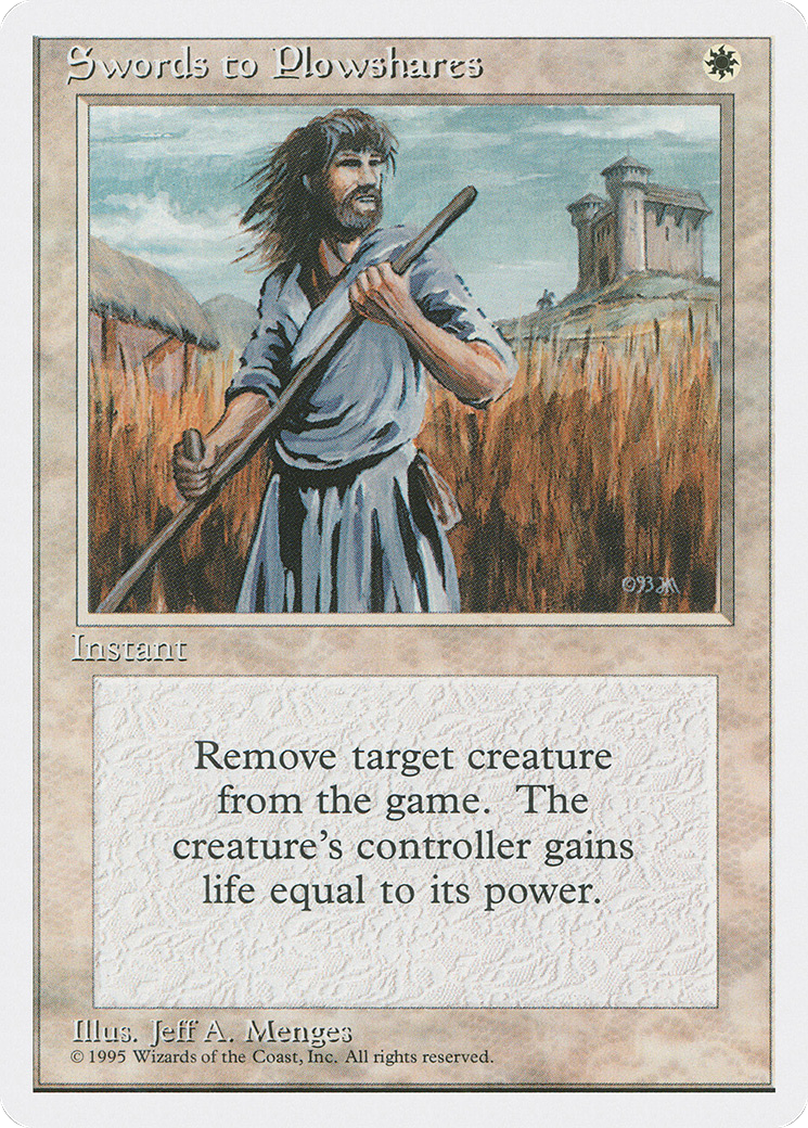 Image of Swords to Plowshares (4ED-302) - Fourth Edition