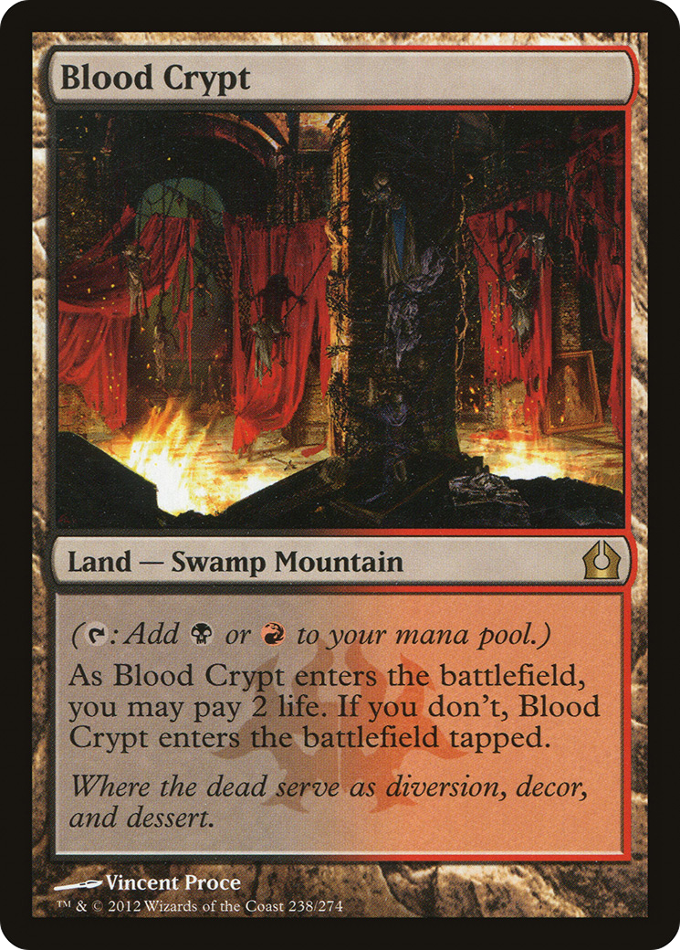 Image of Blood Crypt (RTR-238) - Return to Ravnica