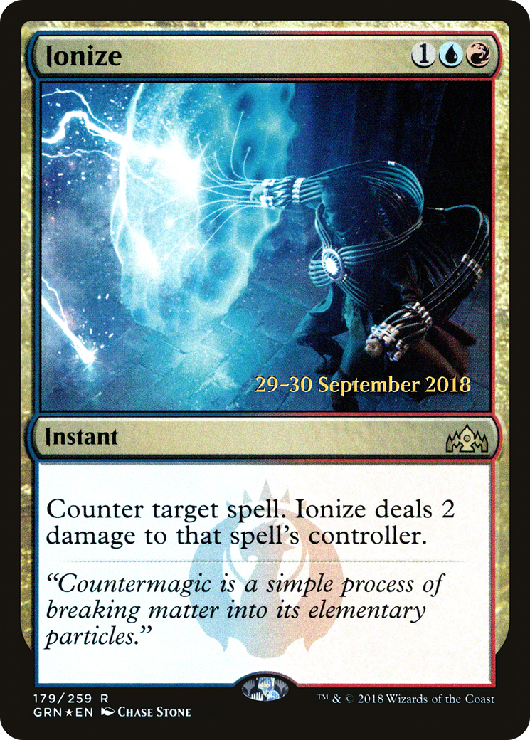 Image of Ionize (PRE-179S) - Guilds of Ravnica Promos Foil