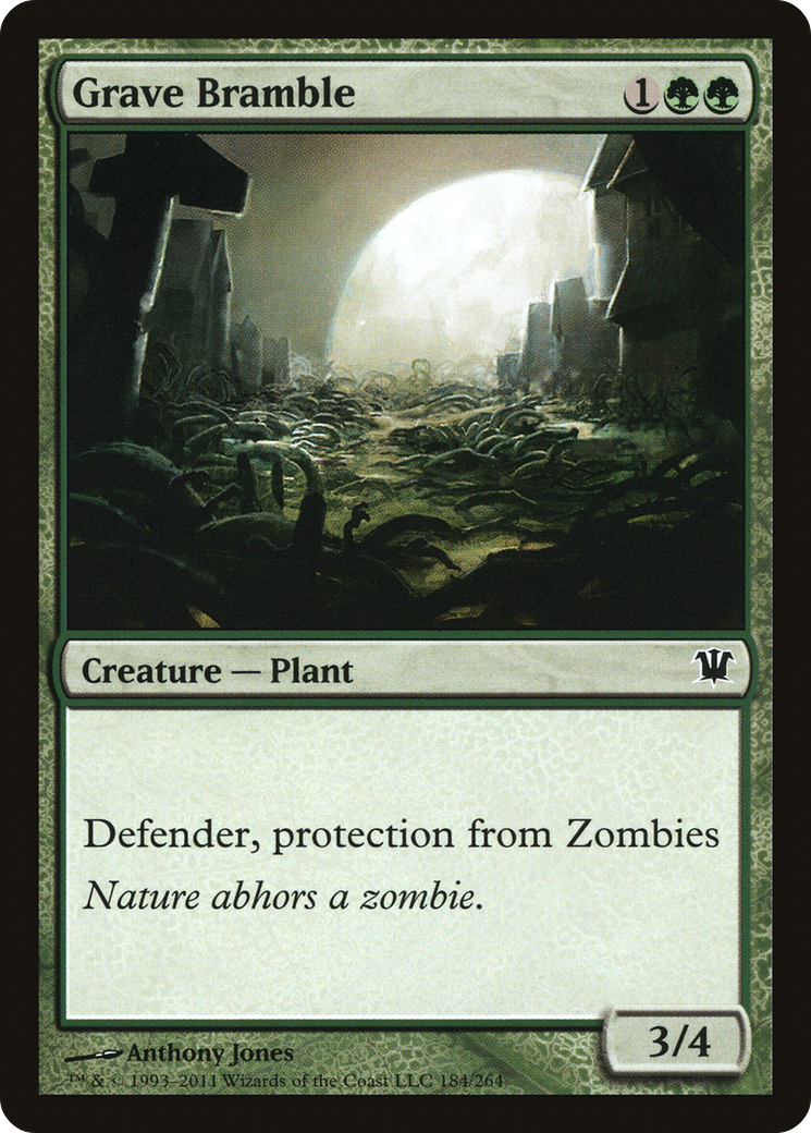 Image of Grave Bramble (ISD-184) - Innistrad Foil