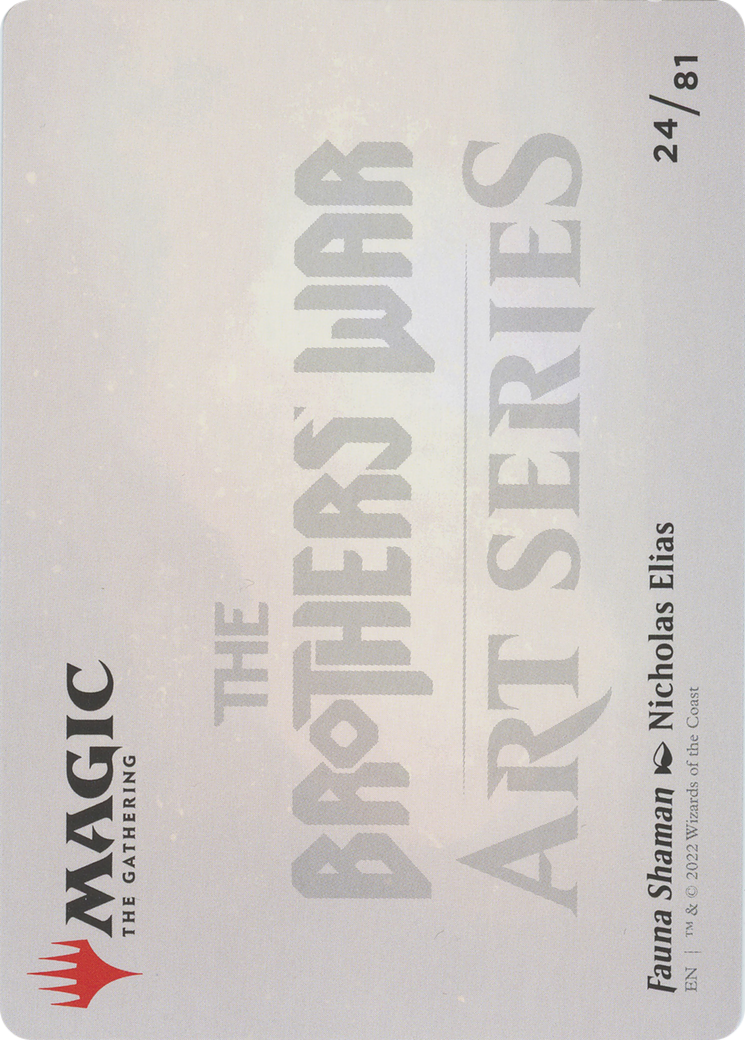 Image of Fauna Shaman // Fauna Shaman (ABRO-024) - The Brothers' War Art Series (Borderless)