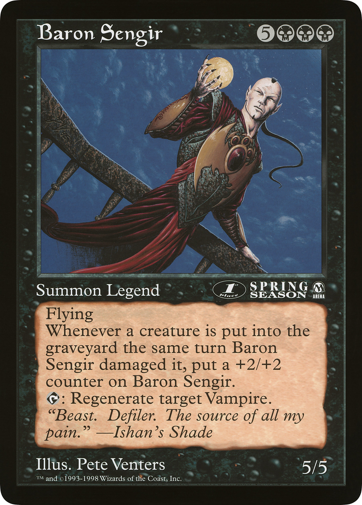 Image of Baron Sengir (OLEP-037) - Oversized League Prizes