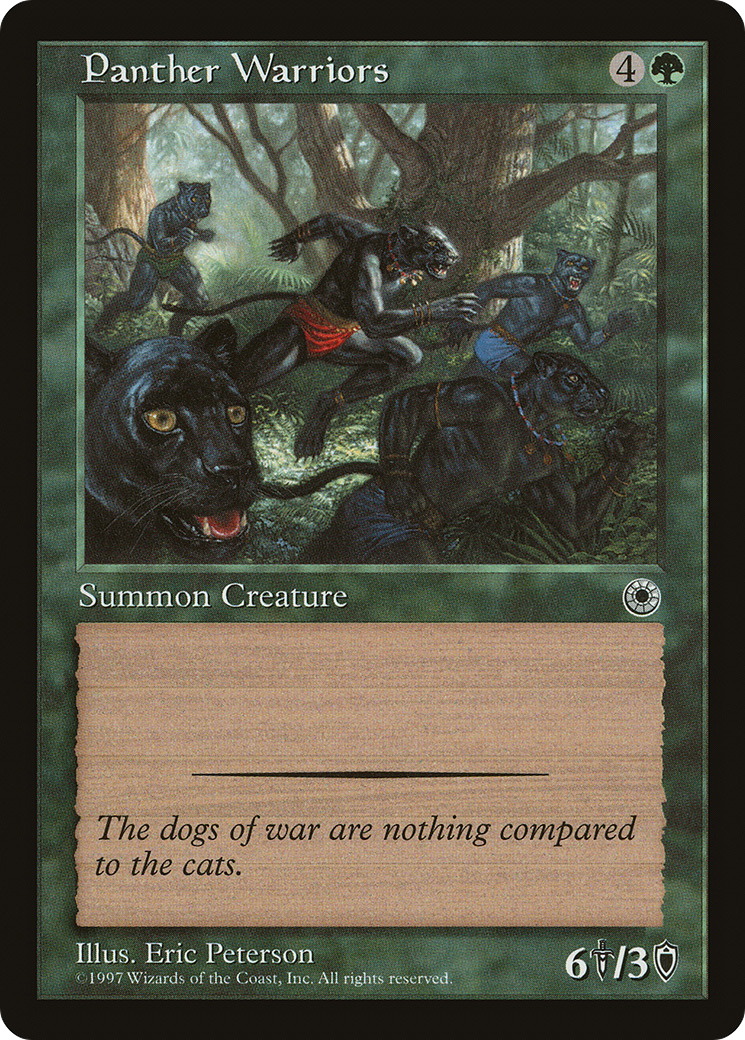Image of Panther Warriors (POR-) - Portal