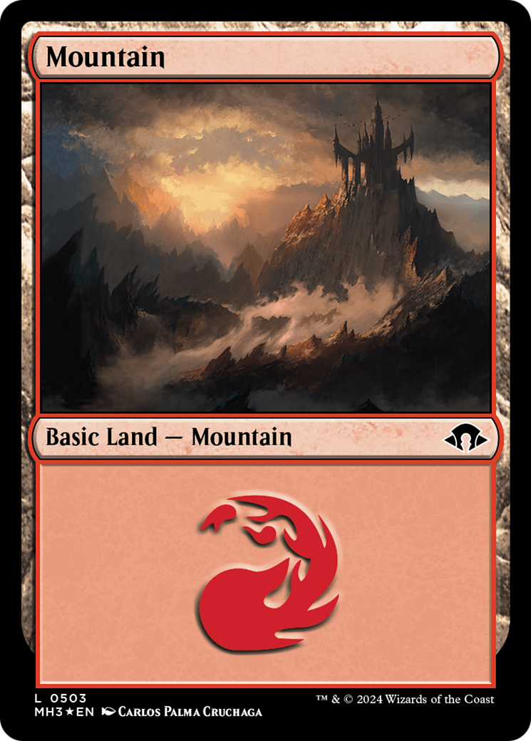 Image of Mountain (0503) (Ripple Foil) (MH3-503) - Modern Horizons 3 Foil