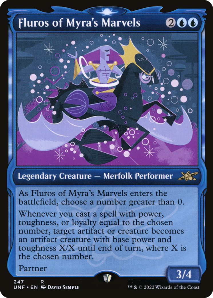 Image of Fluros of Myra's Marvels (Showcase) (UNF-247) - Unfinity: (Showcase)