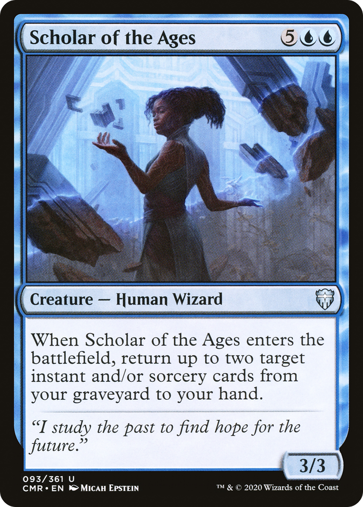 Image of Scholar of the Ages (CMR-093) - Commander Legends