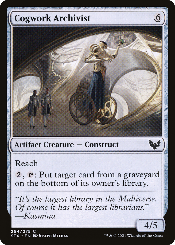 Image of Cogwork Archivist (STX-254) - Strixhaven: School of Mages Foil