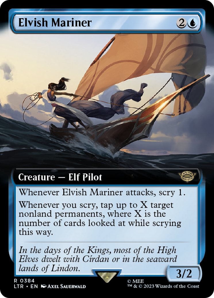 Image of Elvish Mariner (Extended Art) (LTR-384) - The Lord of the Rings: Tales of Middle-earth: (Extended Art)