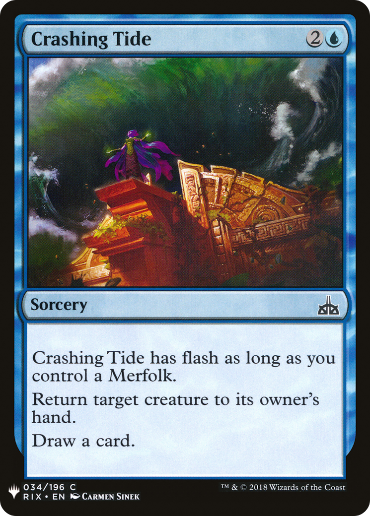 Image of Crashing Tide (LIST-RIX-34) - The List