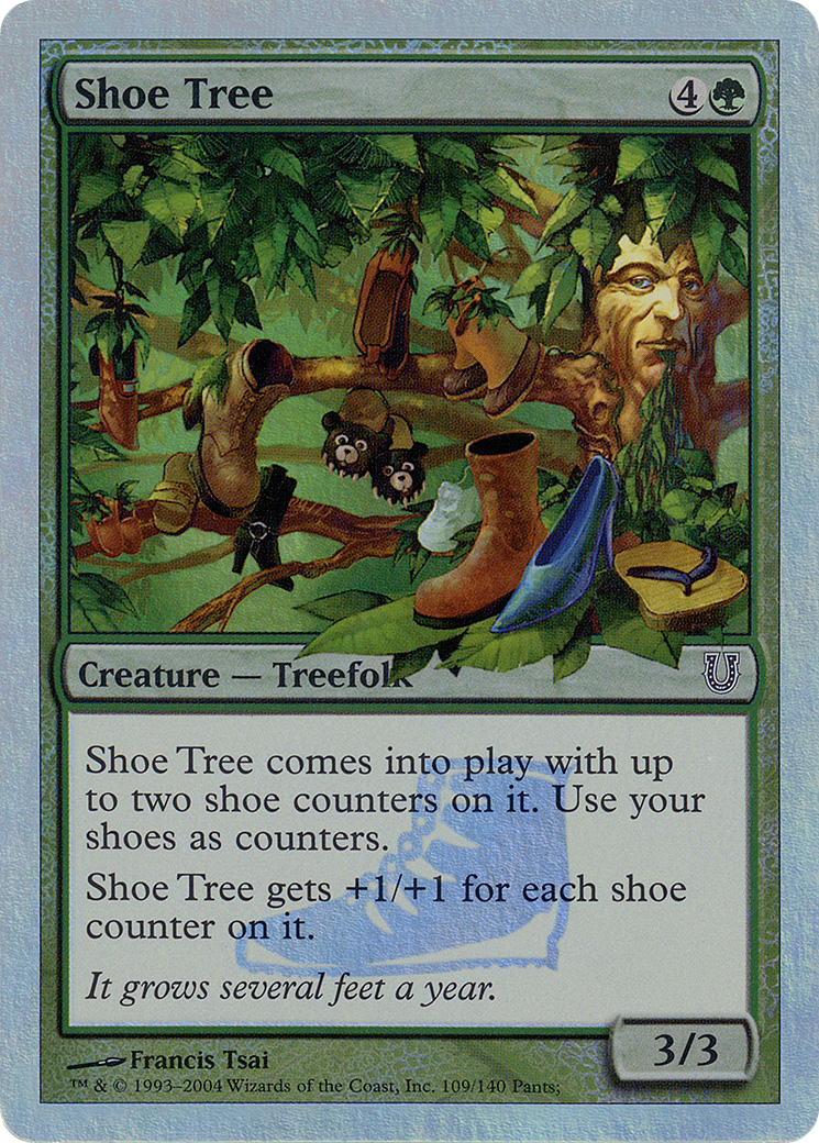 Image of Shoe Tree (Alternate Foil) (UNH-109) - Unhinged Foil