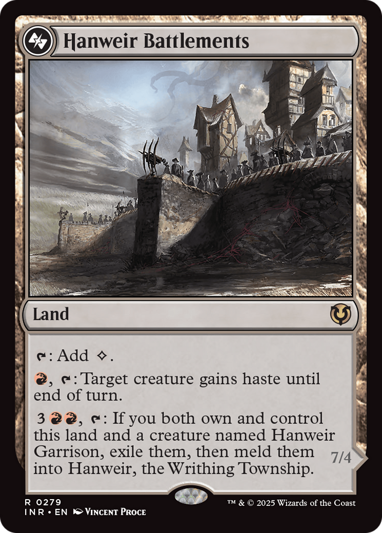 Image of Hanweir Battlements (INR-279) - Innistrad Remastered Foil