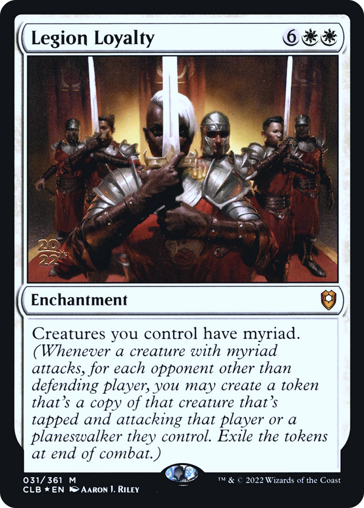 Image of Legion Loyalty (PRE-31S) - Battle for Baldur's Gate Promos Foil