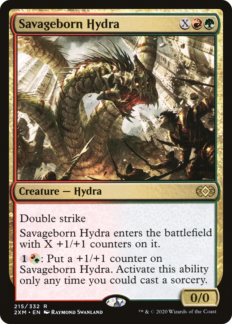 Image of Savageborn Hydra (2XM-215) - Double Masters Foil