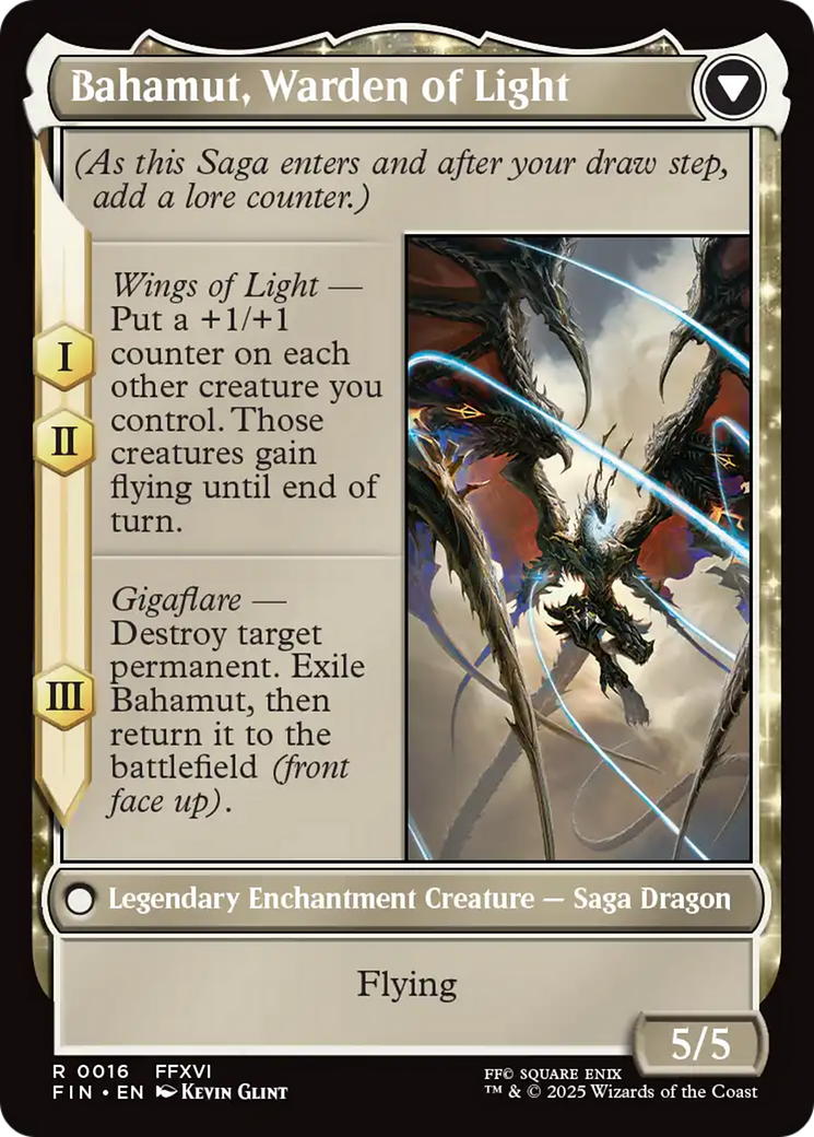Image of Dion, Bahamut's Dominant (FIN-016) - FINAL FANTASY: (enchantment)