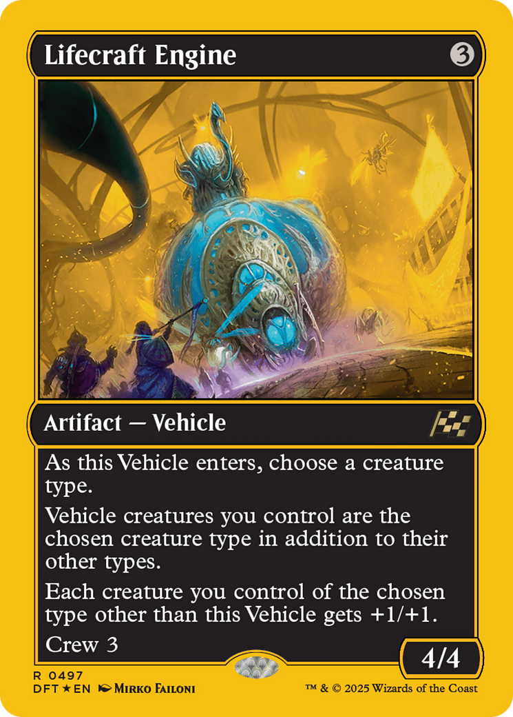 Image of Lifecraft Engine (First-Place Foil) (DFT-497) - Aetherdrift Foil