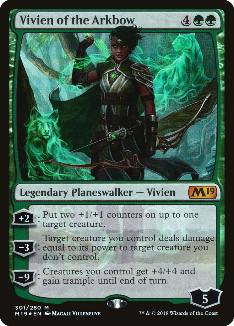 Image of Vivien of the Arkbow (M19-301) - Core Set 2019 Foil