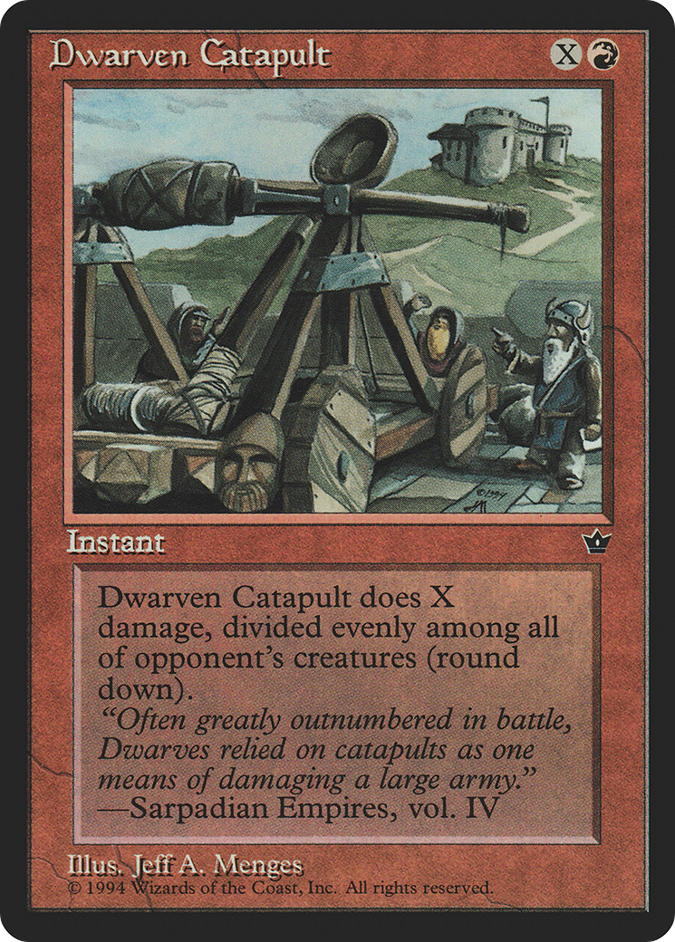 Image of Dwarven Catapult (FEM-) - Fallen Empires