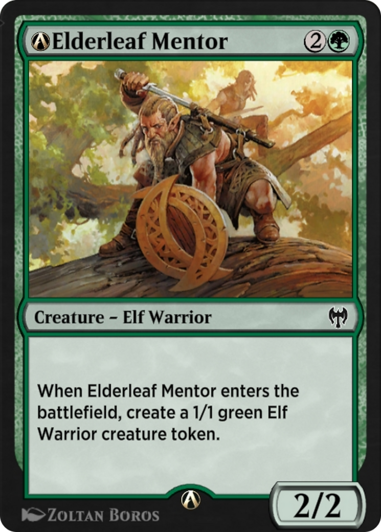 Image of A-Elderleaf Mentor (KHM-A-165) - Kaldheim