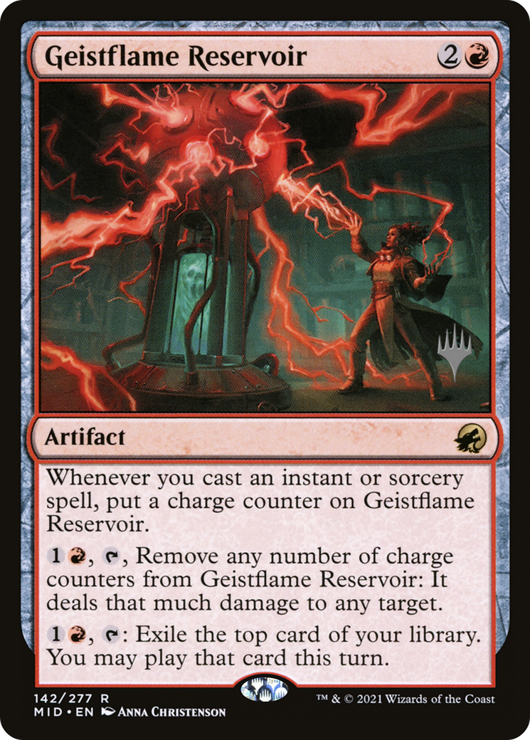Image of Geistflame Reservoir (PPMID-142) - Innistrad: Midnight Hunt Promos