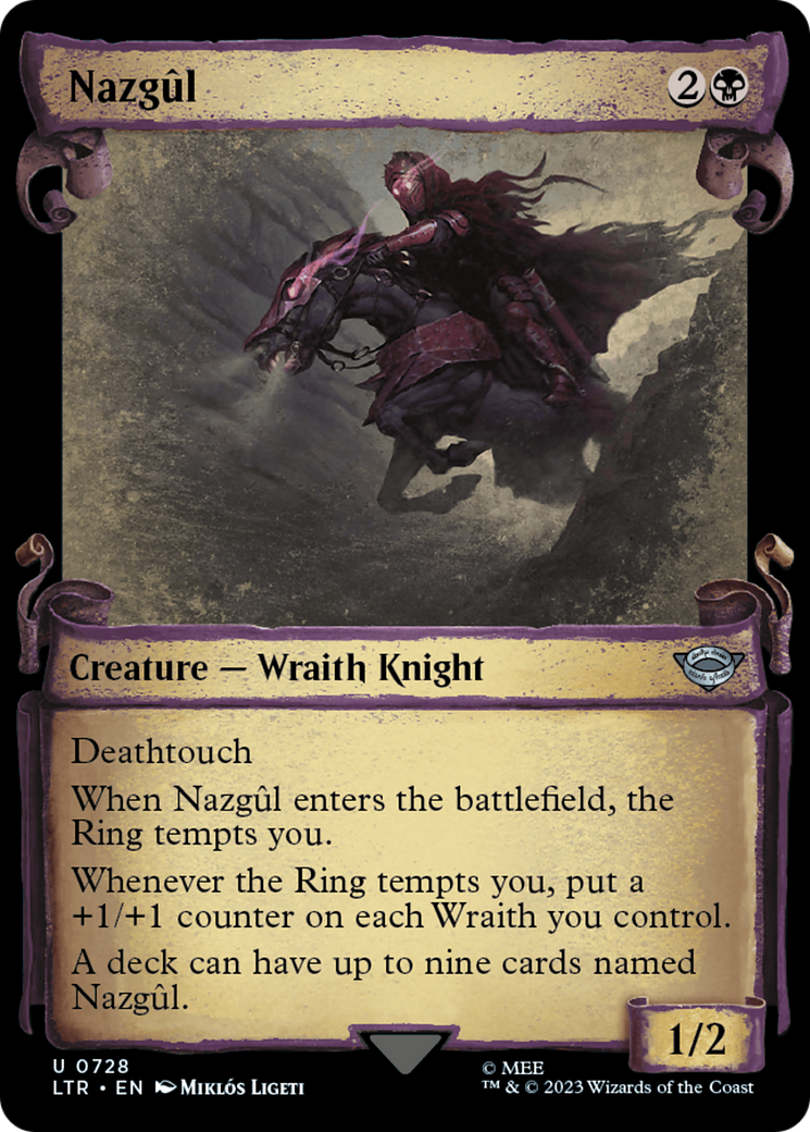 Image of Nazgul (0728) (Showcase Scrolls) (LTR-728) - The Lord of the Rings: Tales of Middle-earth: (Showcase)