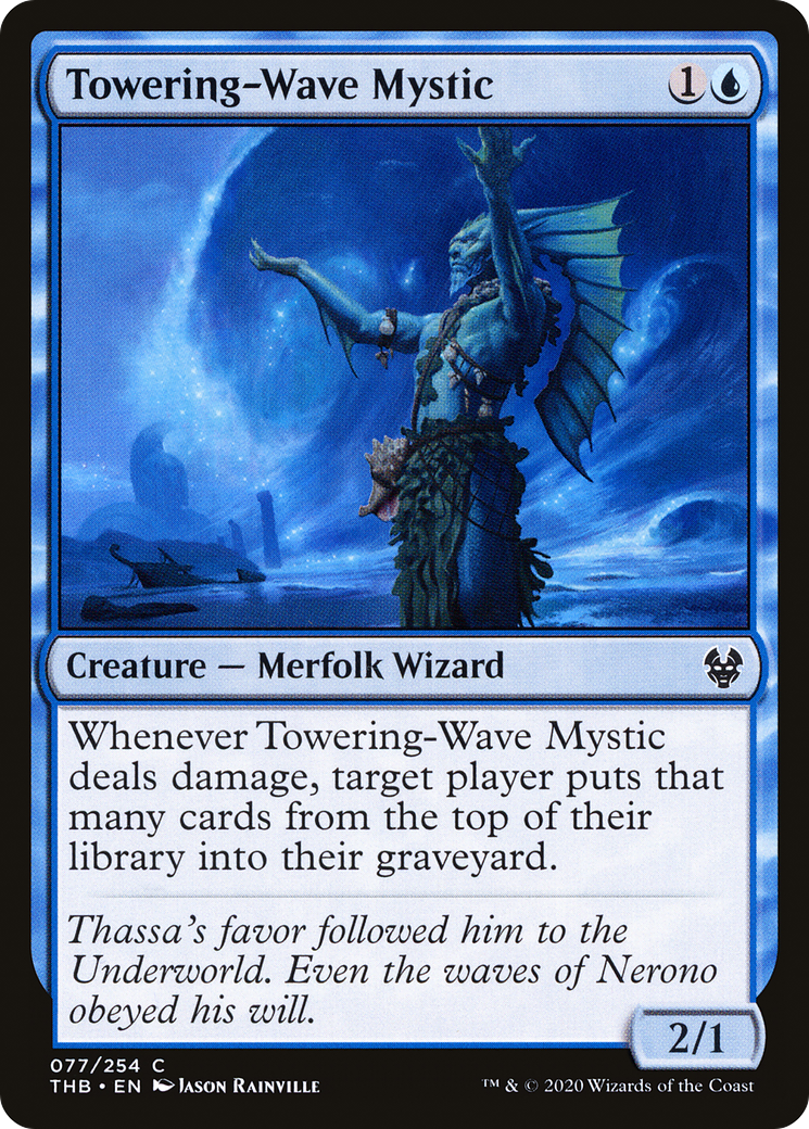 Image of Towering-Wave Mystic (THB-077) - Theros Beyond Death