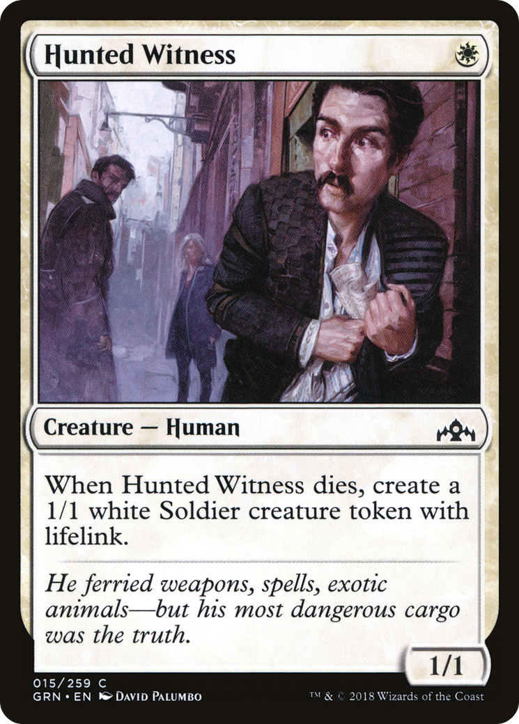 Image of Hunted Witness (GRN-015) - Guilds of Ravnica