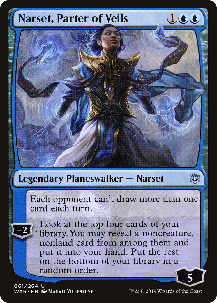 Image of Narset, Parter of Veils (WAR-061) - War of the Spark Foil